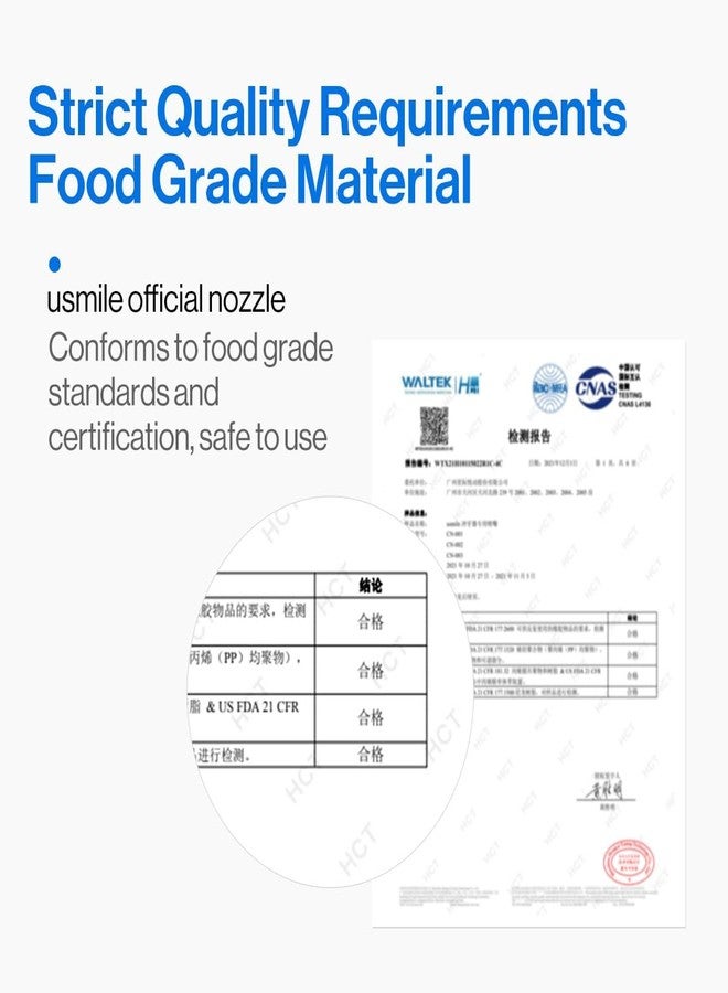 يو سمايل فوهات توجيه بديلة من نوع S من يو سمايل لخيط تنظيف الأسنان C10 - عبوة من قطعتين، مثالية لتقويم الأسنان والعناية بالأسنان - Image 3